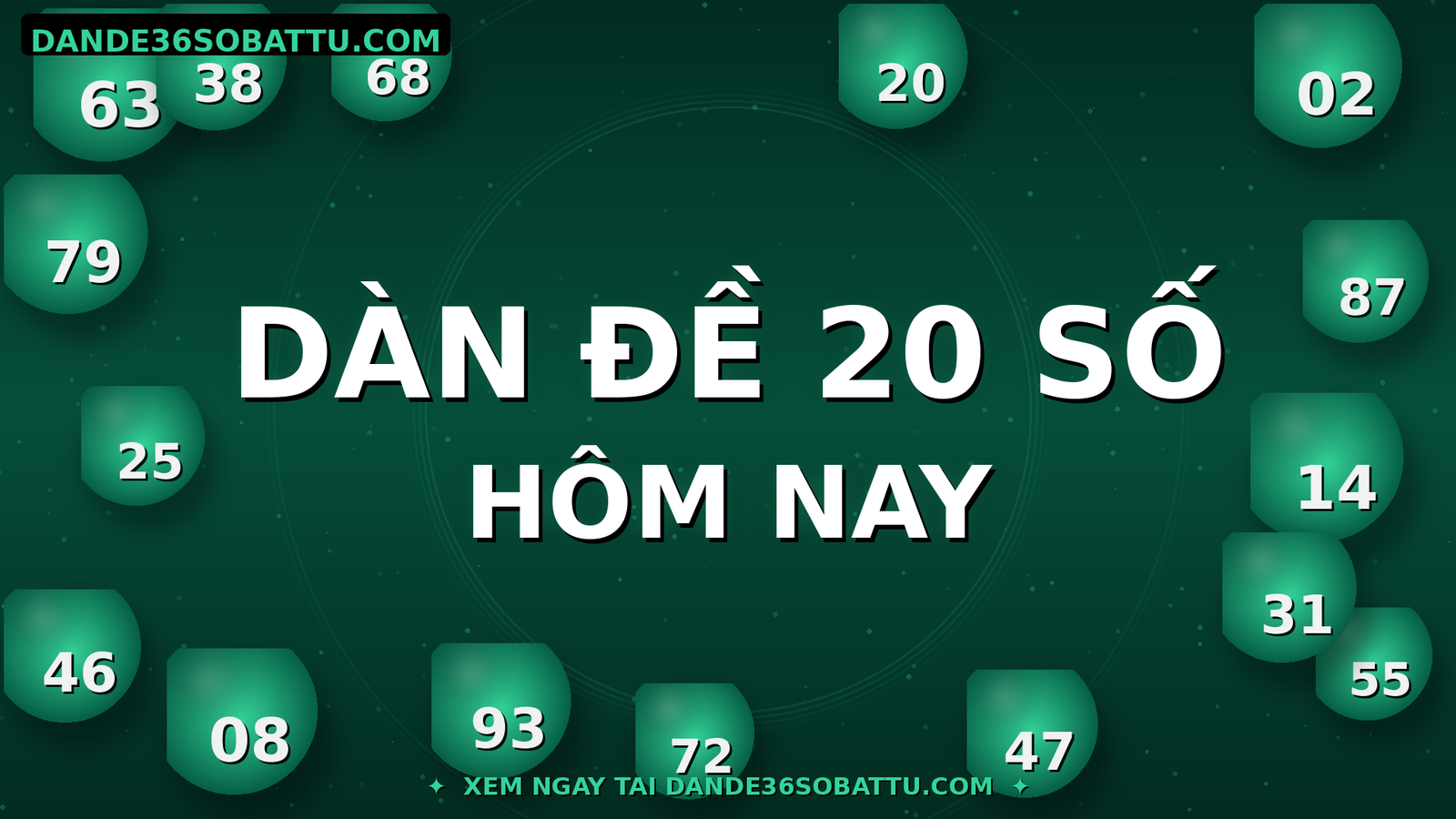 Dàn De 20 Số Hôm Nay Là Gì